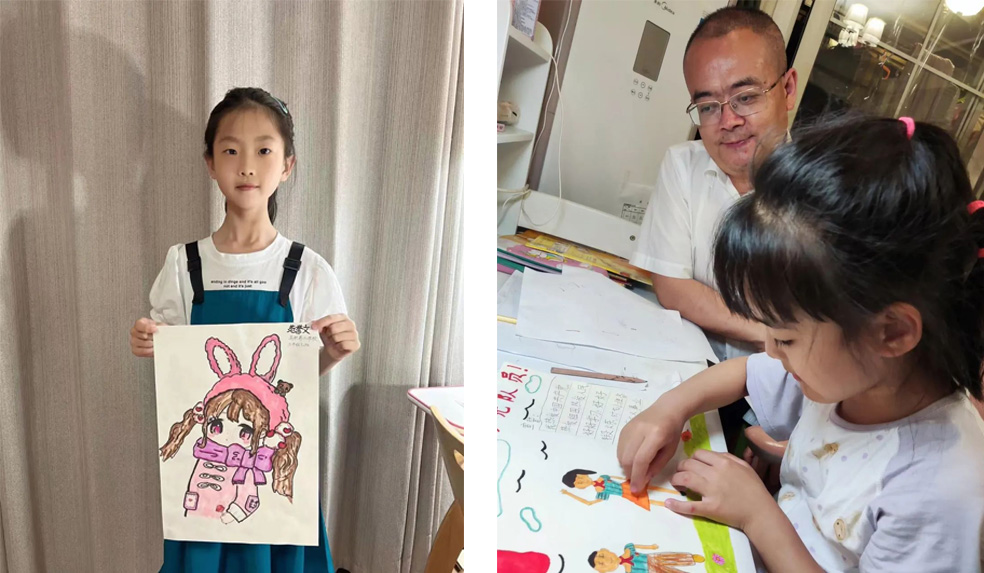 童心向黨 || “西投寶寶”們的親子繪畫作品展來啦！看看你pick哪個！